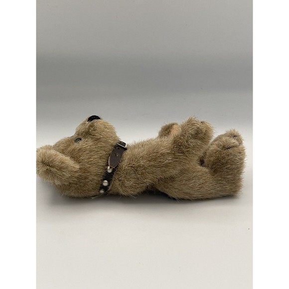 Vtg 1995 Boyds Bears Humboldt Collection Studded Leather Collar Jointed Plush - Picture 5 of 9